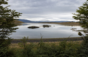 Landscape at the beautiful end of the world - Ushuaia, Tierra del Fuego, South America