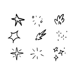 hand drawn vector doodle graphic element