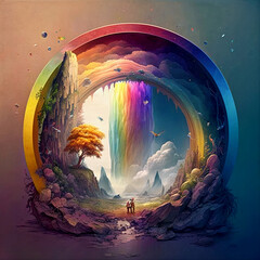 A Glance Into the Rainbow Realm