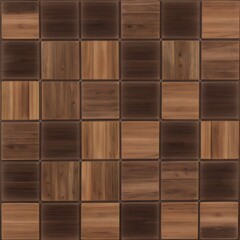 Seamless Square Woodtile Texture - Generative A.I.