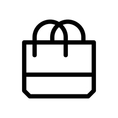 bag icon or logo isolated sign symbol vector illustration - high quality black style vector icons