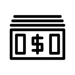 cash icon or logo isolated sign symbol vector illustration - high quality black style vector icons