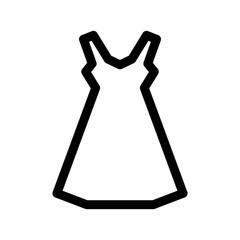 dress icon or logo isolated sign symbol vector illustration - high quality black style vector icons