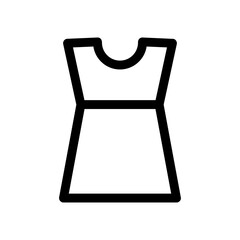 dress icon or logo isolated sign symbol vector illustration - high quality black style vector icons