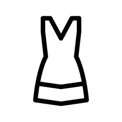 dress icon or logo isolated sign symbol vector illustration - high quality black style vector icons