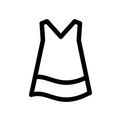 dress icon or logo isolated sign symbol vector illustration - high quality black style vector icons