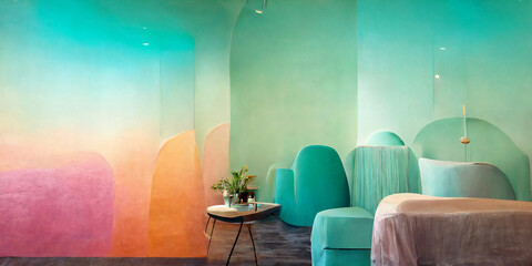 A Soothing Symphony: Abstract Paintings for Yoga and Mindful Practices
