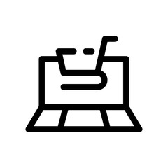 ecommerce icon or logo isolated sign symbol vector illustration - high quality black style vector icons