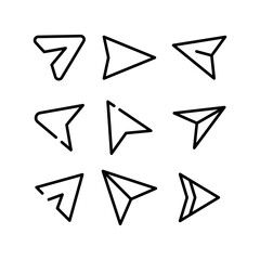 send icon or logo isolated sign symbol vector illustration - high quality black style vector icons © emka angelina