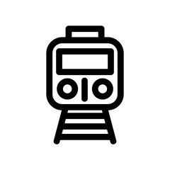 train icon or logo isolated sign symbol vector illustration - high quality black style vector icons