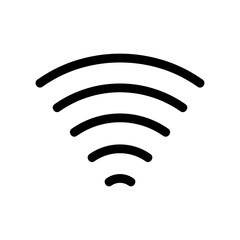 wifi icon or logo isolated sign symbol vector illustration - high quality black style vector icons
