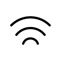 wifi icon or logo isolated sign symbol vector illustration - high quality black style vector icons