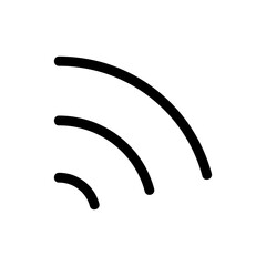 wifi icon or logo isolated sign symbol vector illustration - high quality black style vector icons