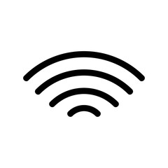wifi icon or logo isolated sign symbol vector illustration - high quality black style vector icons