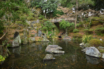 和歌山城の紅葉渓庭園