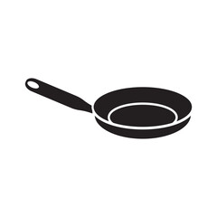 Teflon cooking utensil symbol icon, illustration design template.