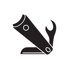 nail clipper icon, vector illustration simple design.