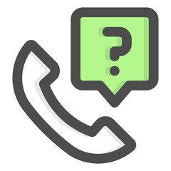 call support blue icon
