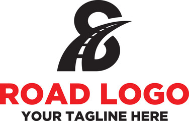 Sletter with road logo, road icon, highway, roadway, path icon, logo design vector 2023