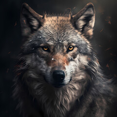 Fototapeta premium Howling Wolf