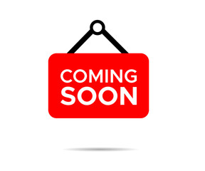coming soon inscription vector icon