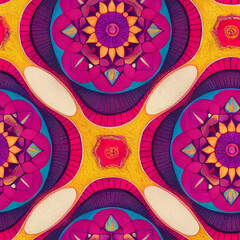 pattern with mosaic. Generative AI