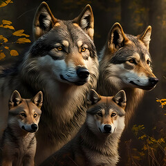 Wolf - Alpha Wolf - Wolf Habitats
