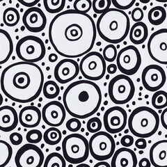 pattern with circles generative ia