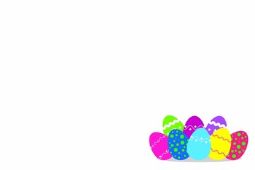Easter Background Flat