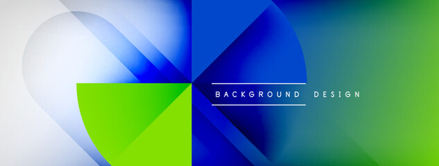 Abstract vector background. Shadow lines and lights with round elements and circles composition. Vector Illustration For Wallpaper, Banner, Background, Card, Book Illustration, landing page