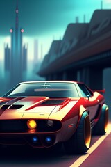 car on the road
