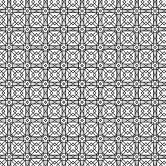 Seamless Black And White Print Minimal Geometry Template Decoration Shape Fabric Vintage Texture Textile Backdrop Geometric Line Art Design Graphic Background Wallpaper Pattern