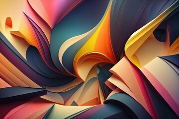 abstract background, colorful, generative ai, generative, ai