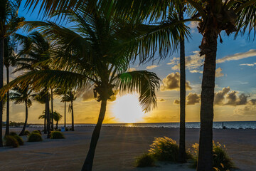 Fototapeta na wymiar Islamorada Sunrise in the Florida Keys