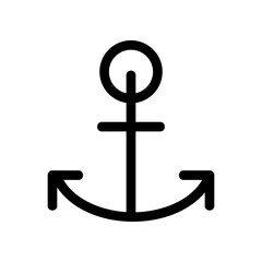 anchor icon or logo isolated sign symbol vector illustration - high quality black style vector icons
