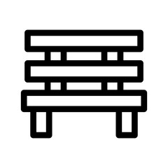 chair icon or logo isolated sign symbol vector illustration - high quality black style vector icons
