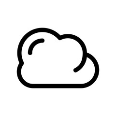 cloud icon or logo isolated sign symbol vector illustration - high quality black style vector icons
