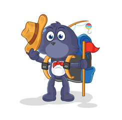 seal scout vector. cartoon character