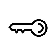 
key icon or logo isolated sign symbol vector illustration - high quality black style vector icons
