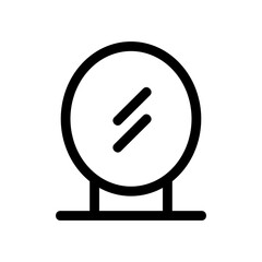 mirror icon or logo isolated sign symbol vector illustration - high quality black style vector icons
