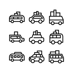 road trip icon or logo isolated sign symbol vector illustration - high quality black style vector icons
