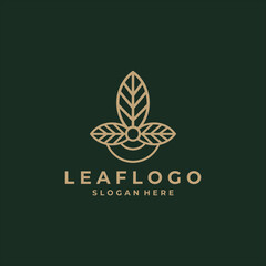 leaf logo design