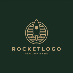 rocket logo design