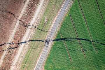 Kahramanmaras fault line. Turkey, Drone Footage