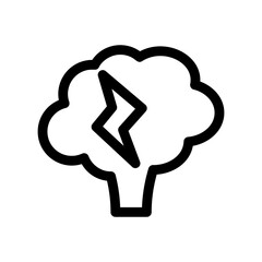 brainstorm icon or logo isolated sign symbol vector illustration - high quality black style vector icons
