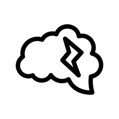 brainstorm icon or logo isolated sign symbol vector illustration - high quality black style vector icons
