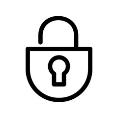 unlocked icon or logo isolated sign symbol vector illustration - high quality black style vector icons
