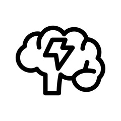 brainstorm icon or logo isolated sign symbol vector illustration - high quality black style vector icons
