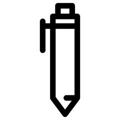 pen icon or logo isolated sign symbol vector illustration - high quality black style vector icons
