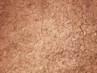 The ground has cracks in the top view for the background